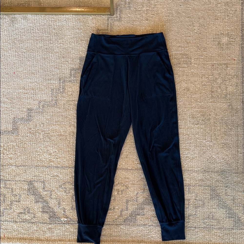 Lululemon Navy High-Waisted Joggers